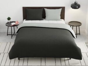 Double Face Antraciet-Grijs