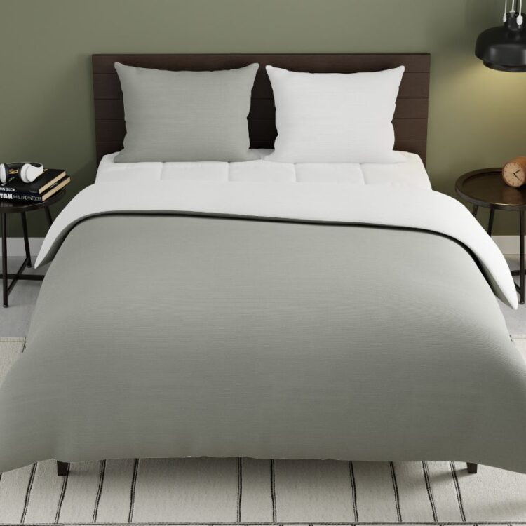 Double Face Grijs-Wit