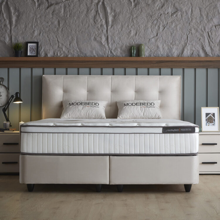 Opbergboxspring Mode - Beige - 1