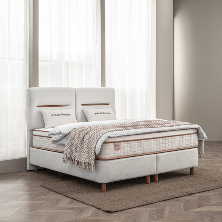 Opbergboxspring Oakline - Beige - 1