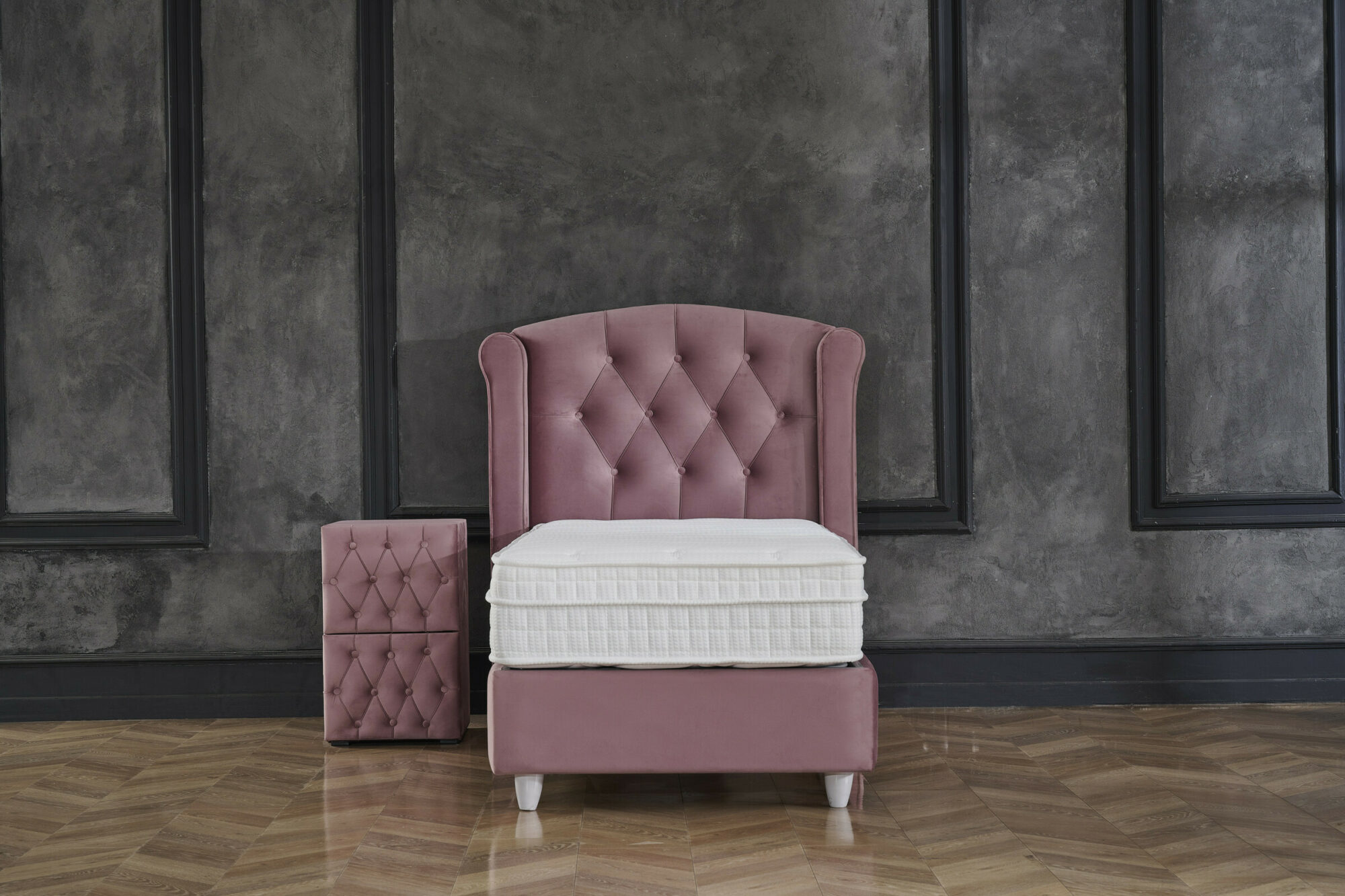 opbergboxspring_aurora_eenpersoons_roze